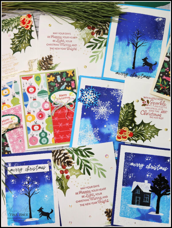 7-Day Christmas Card Series - Day #3 Mass Producing Cards - Tina Zinck ...
